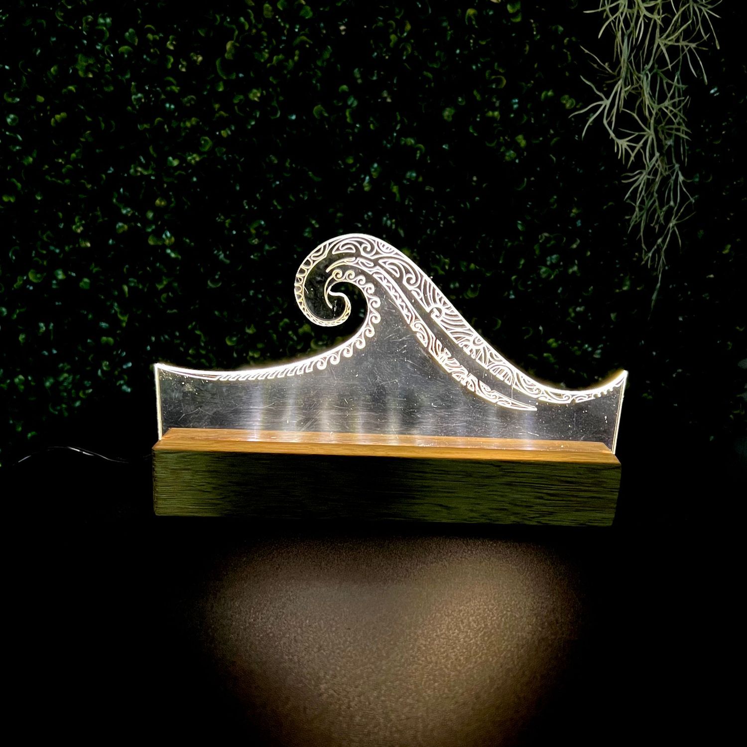 Luminária onda