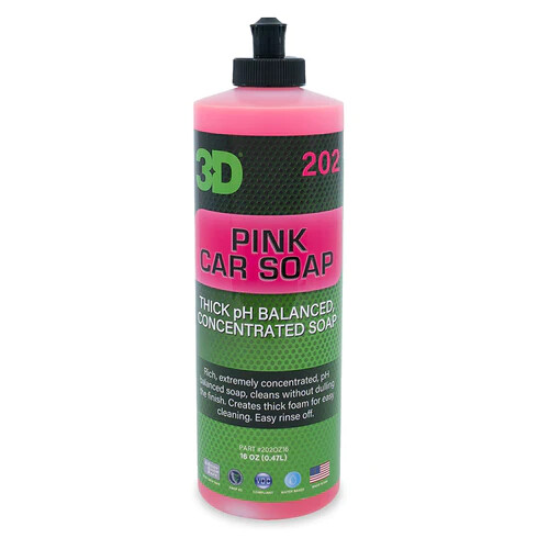 PINK CAR SOAP 16 OZ