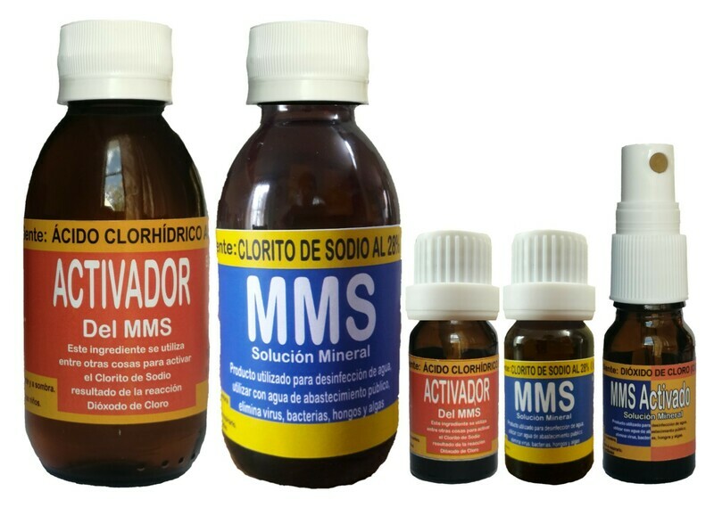 Dióxido de cloro base Clorito de Sodio + Ácido Clorhídrico
