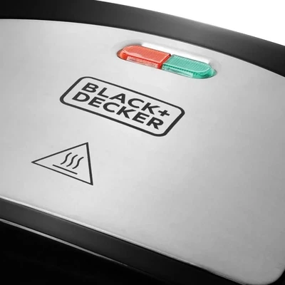 SANDUCHERA BLACK & DECKER 2 PUESTOS PANNINI (REF: PAN24535)