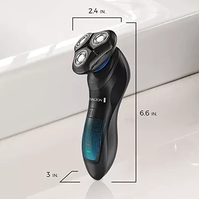 MAQUINA DE AFEITAR REMINGTON RESISTENTE AL AGUA 3 CABEZAS HYPER AQUA (REF: XR1430BS)