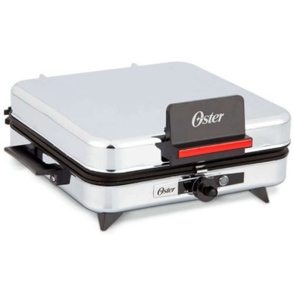 SANDUCHERA OSTER 3 EN 1 WAFLERA, PARRILLERA Y PLANCHA REVERSIBLE ACERO INOX (REF: CG120W-012-000)