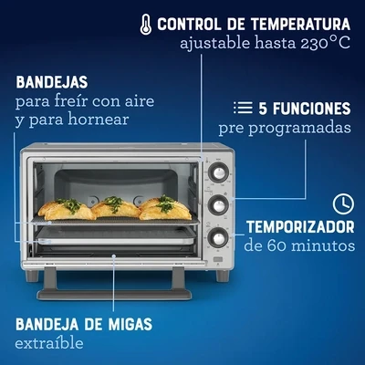 HORNO TOSTADOR 25 LTS OSTER (REF: TSSTTVLS25-013)