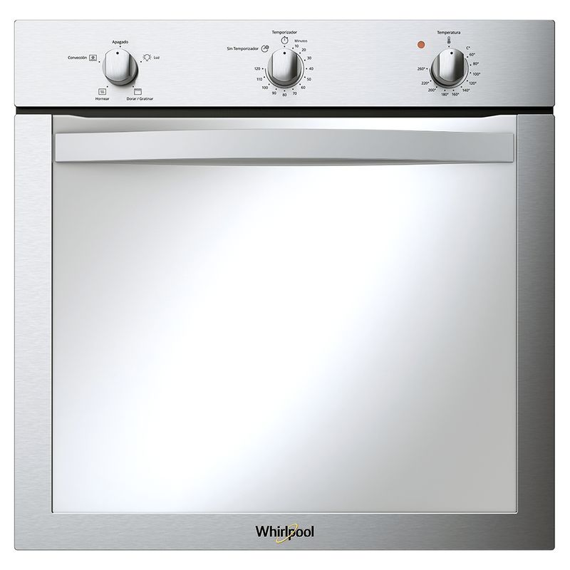 HORNO WHIRLPOOL 60 CM GN ACERO INOX