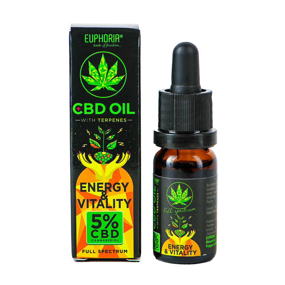 CBD Öl Energy & Vitality 10ml (500mg CBD)