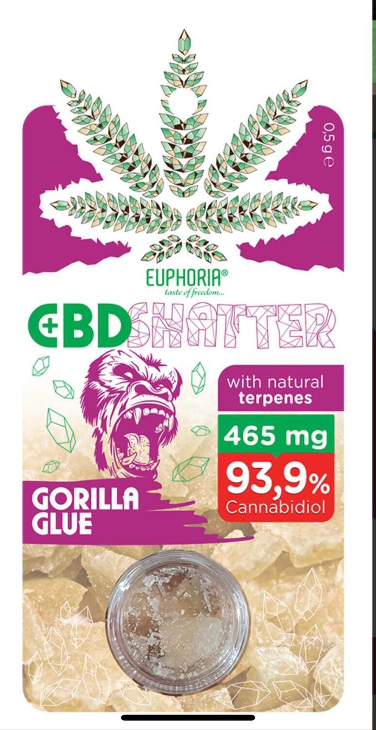 CBD Shatter Gorilla Glue (465 mg)