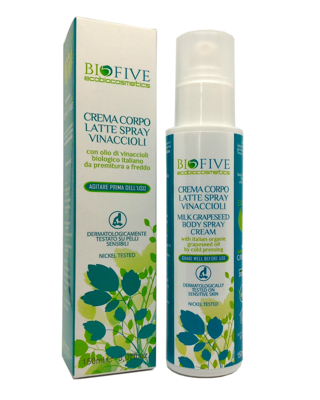 Crema Corpo Latte Spray Vinaccioli