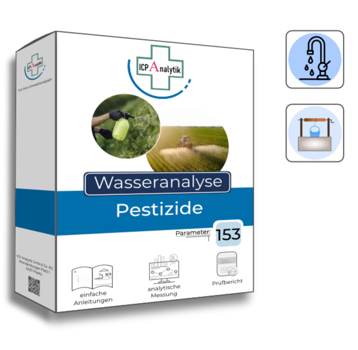 Wassertest auf Pestizide (PSMBP)