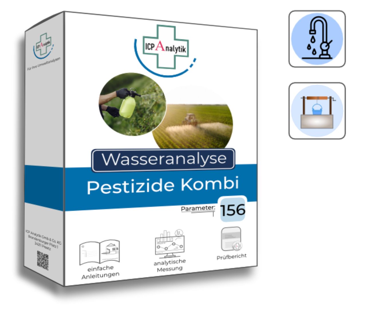 Wassertest auf Pestizide Kombi Wassertest auf Pestizide Kombi