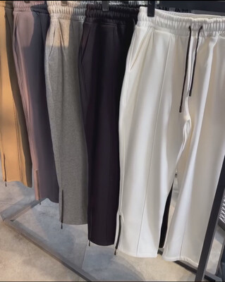 Leg Zipper Sweatpants