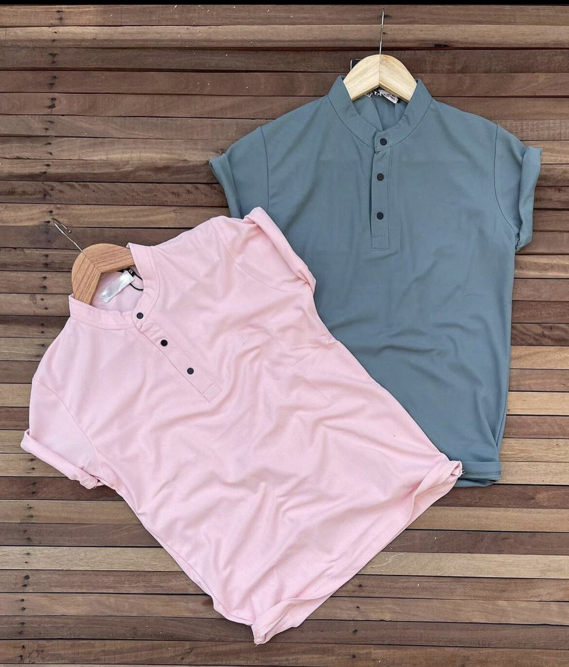 Press Button Tees
