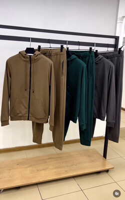 High Neck Hoodie Set