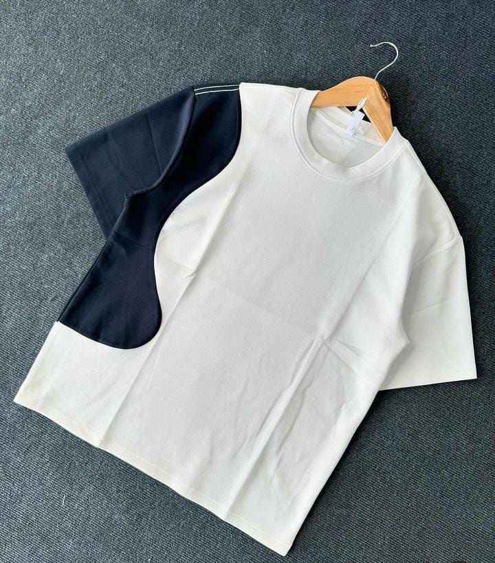 Curved edge tee