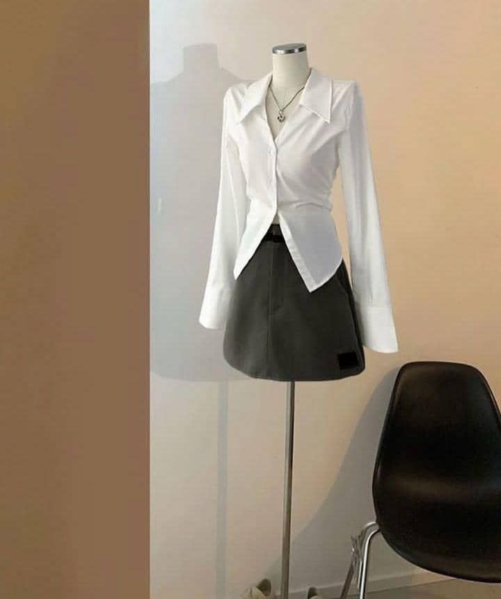 Feisty shirt and skirt