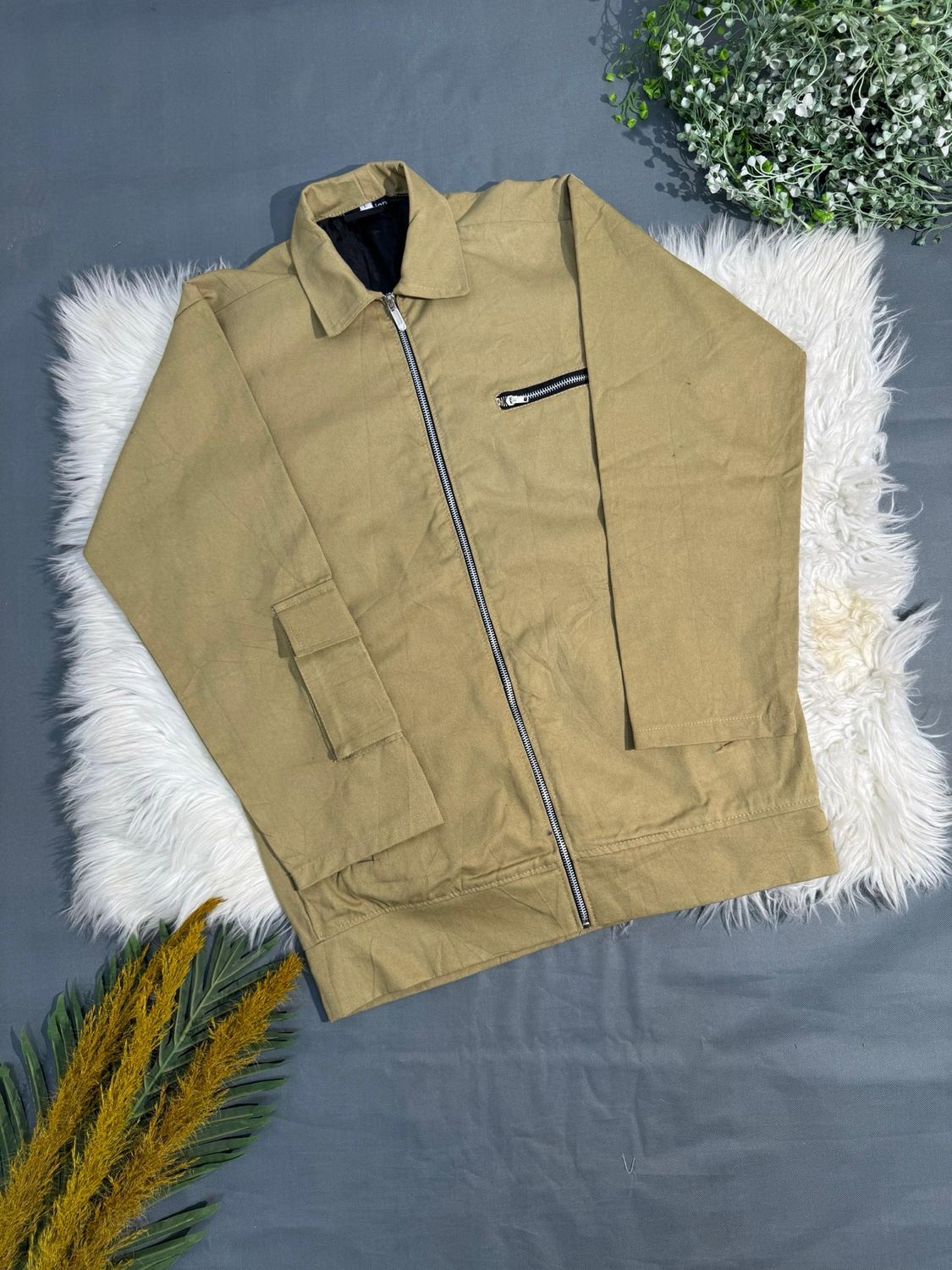 Sleeve Cargo Jacket