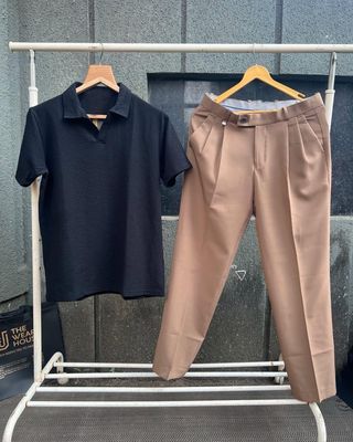 Bree Polo And Baggy Pants