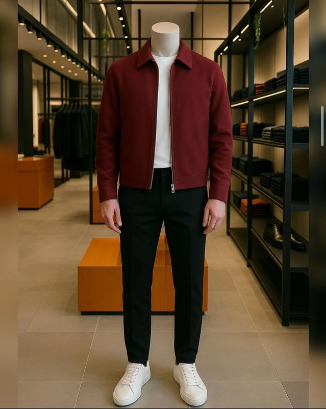 Standard Cotton Maroon Fury Jacket