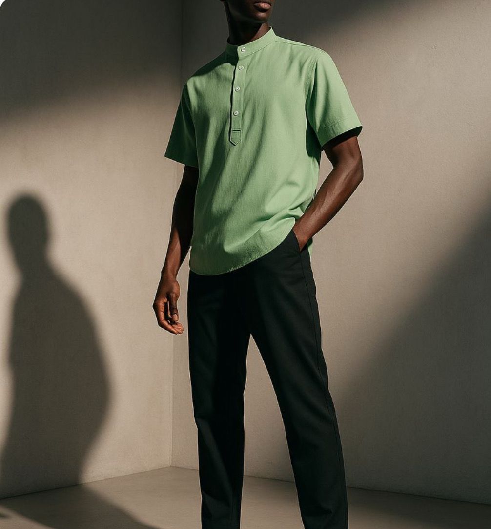 Standard Cotton Grandad Shirt