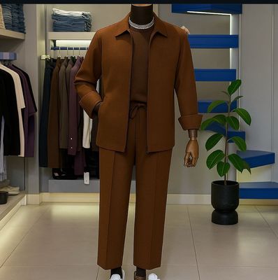 Standard Cotton Cool Man Jacket Set