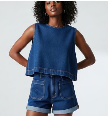 Standard Denim Indigo Sleeveless Top