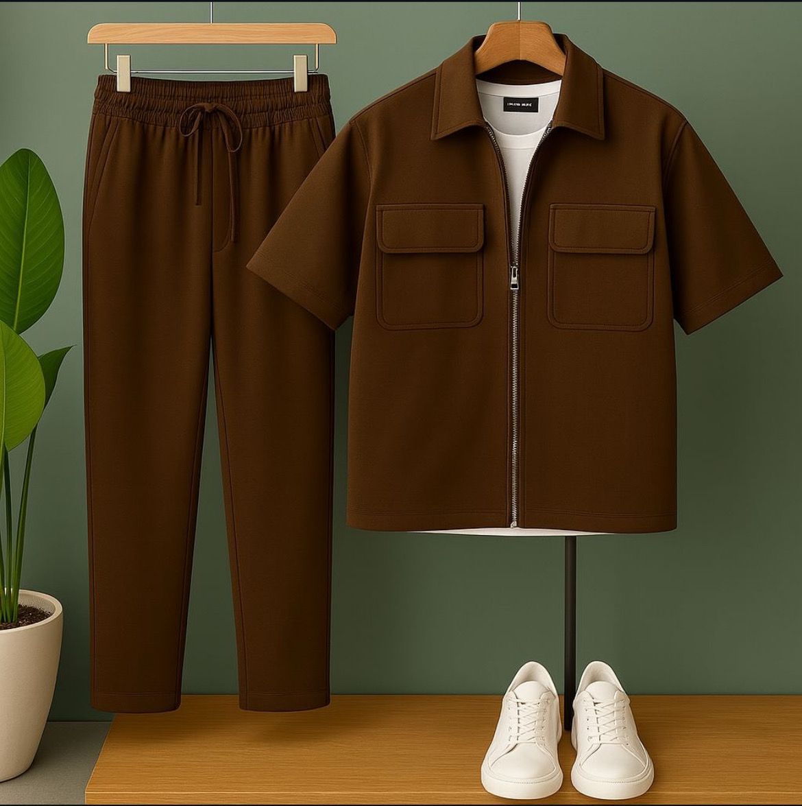 Standard Cotton New Pip Jacket Set