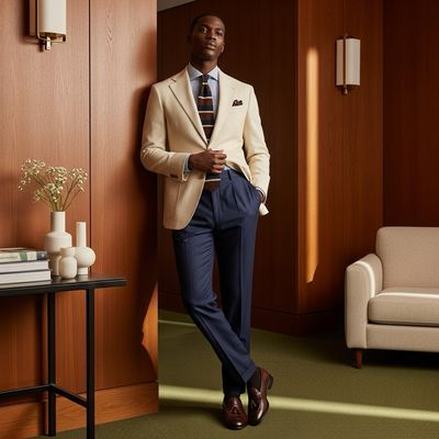 Standard Wool Regular Fit Blazer Co-ord