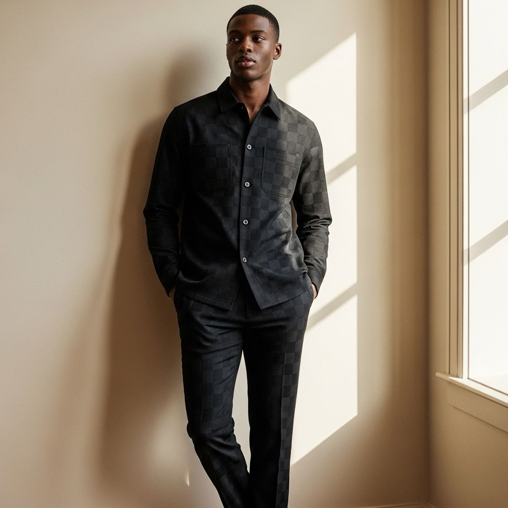 Standard Cotton Checkered Jacket