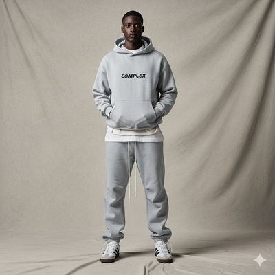 Standard Cotton Complex Hoodie Set