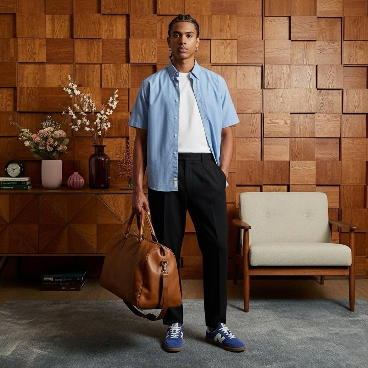 Standard Cotton Smart Shirt And Pants