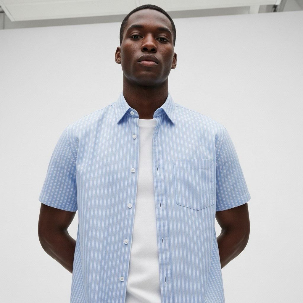 Standard Cotton Oxford Striped shirt