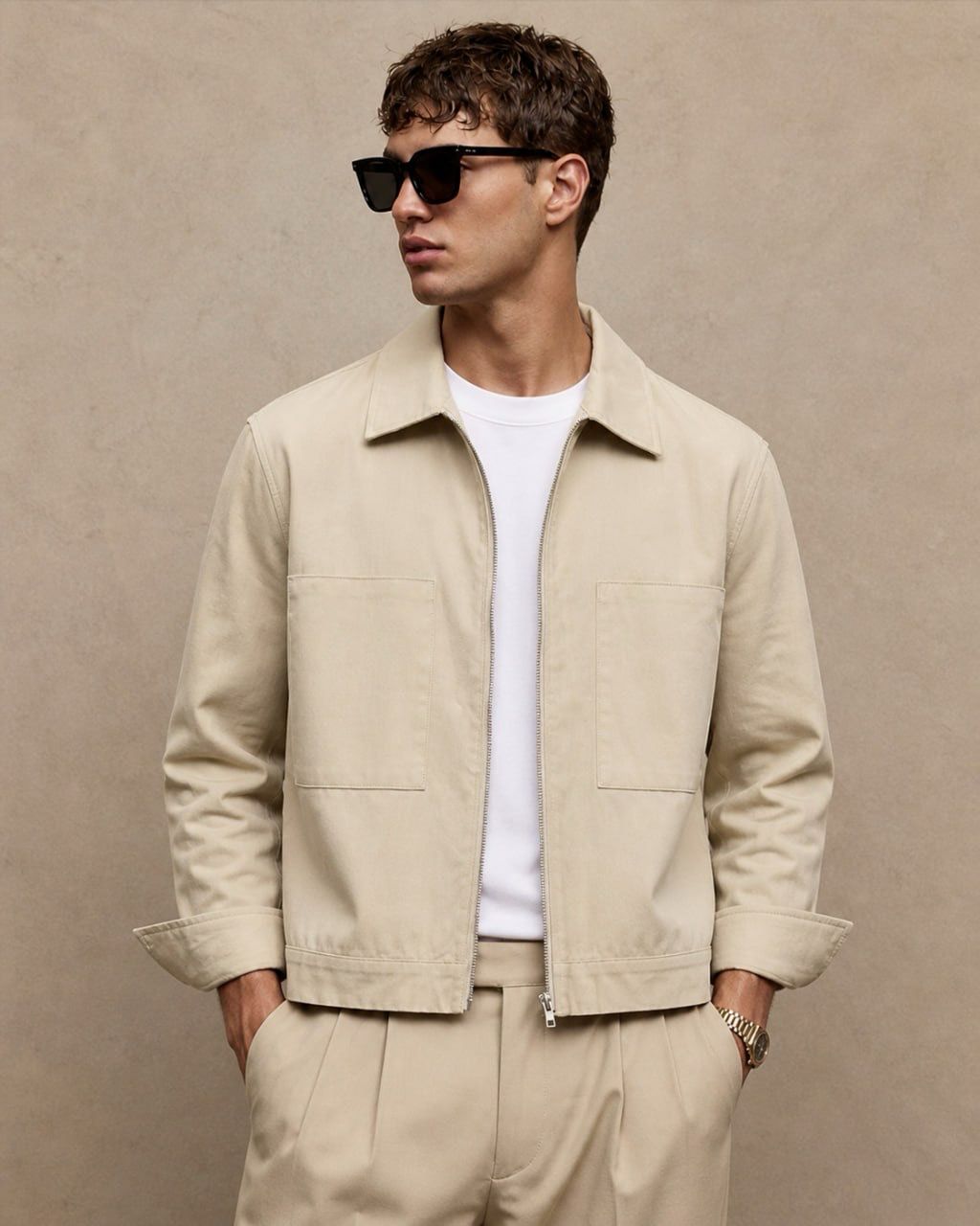 Chinos Collar Jacket