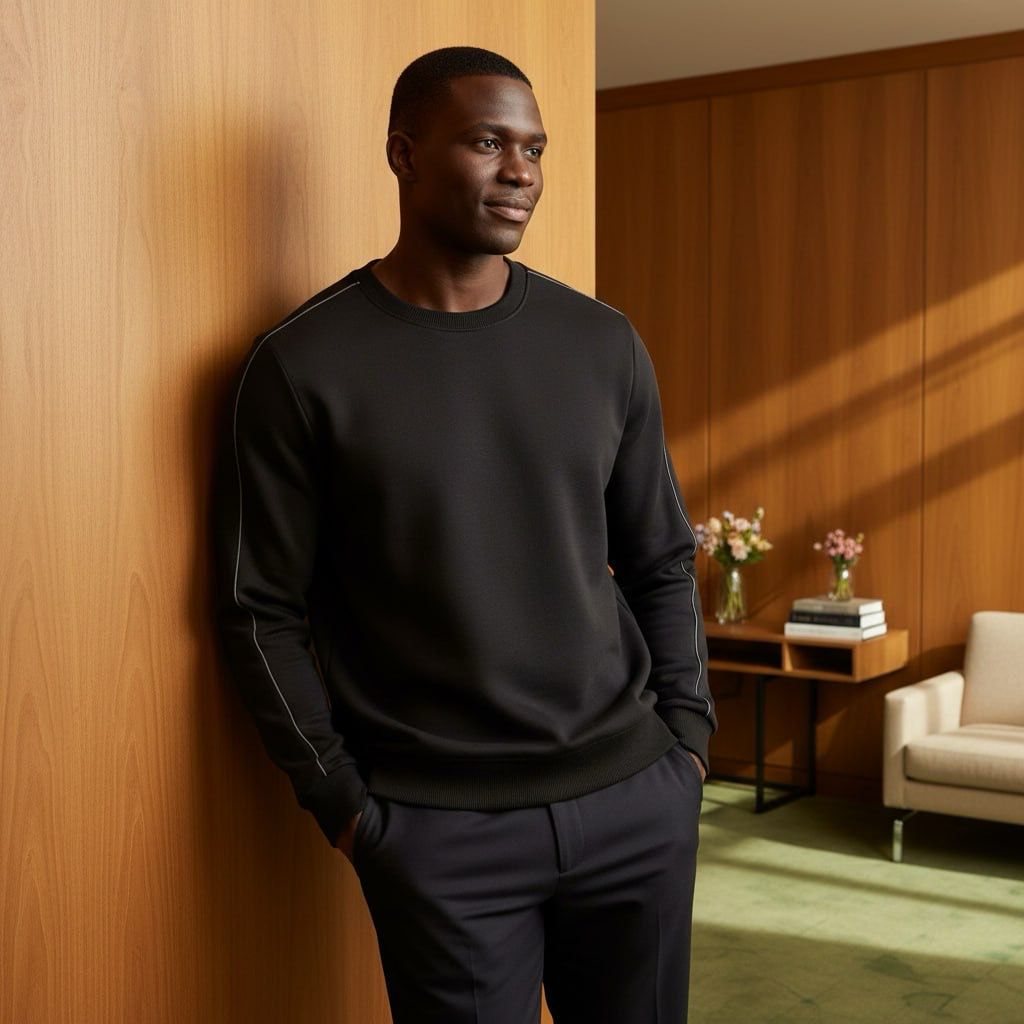 Thin Stripe Sweatshirt