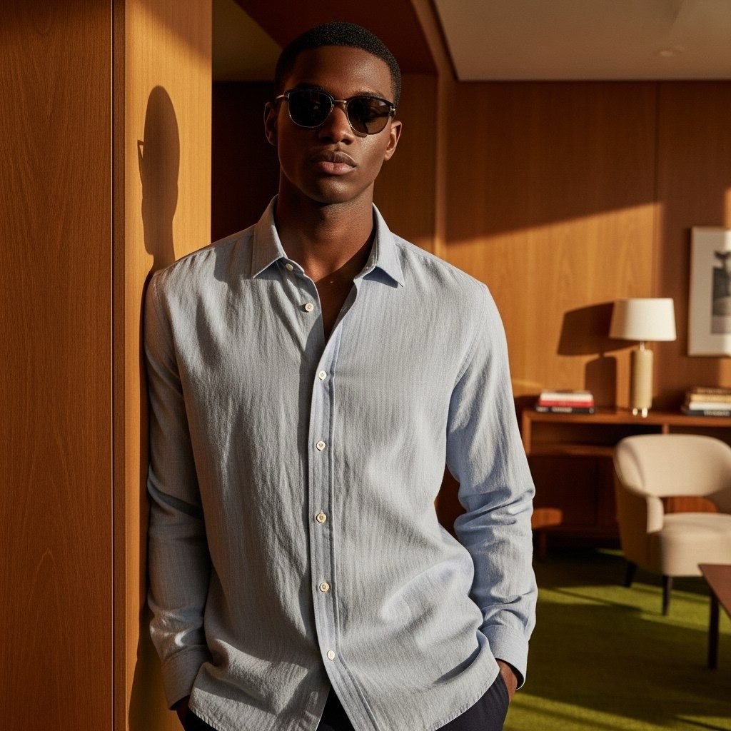 Press Button Linen Shirts