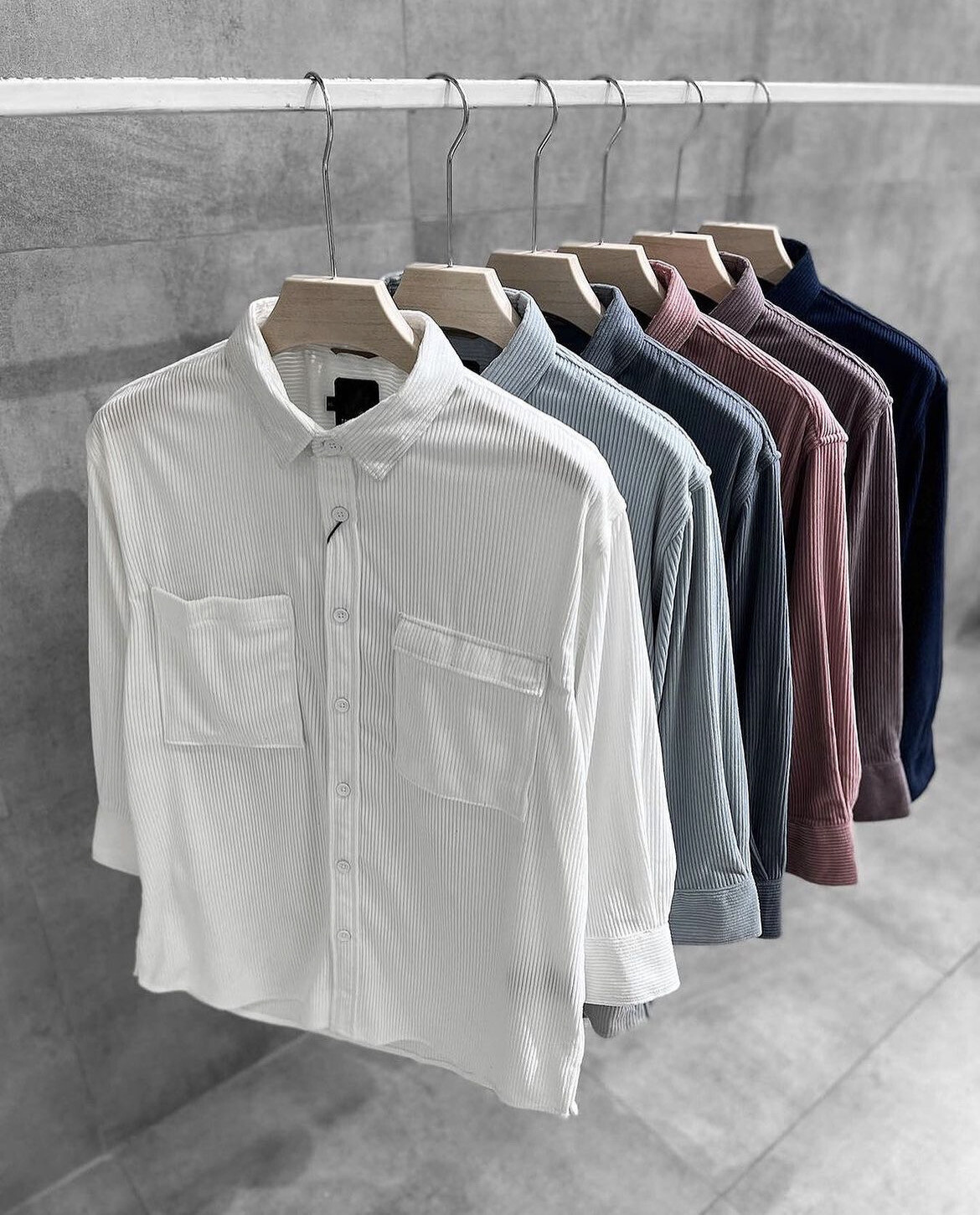 Top Corduroy 3/4 Shirt