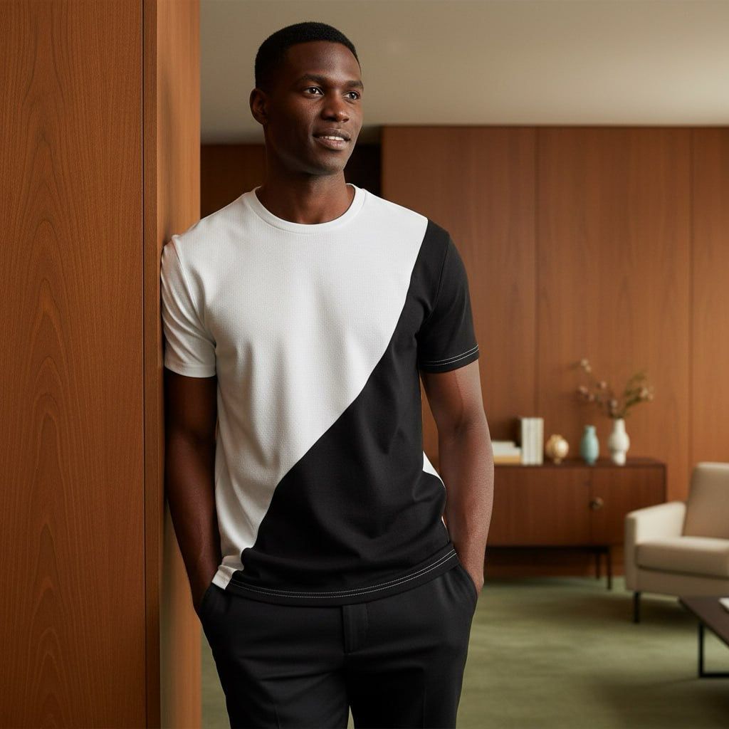 Diagonal t shirt