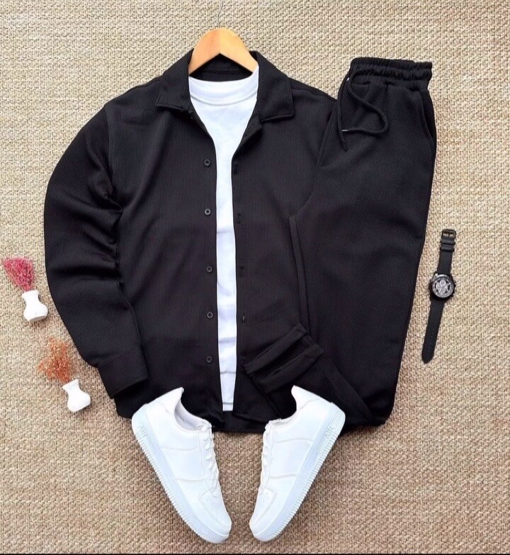 Rockstar shirt ls and Fd pants set