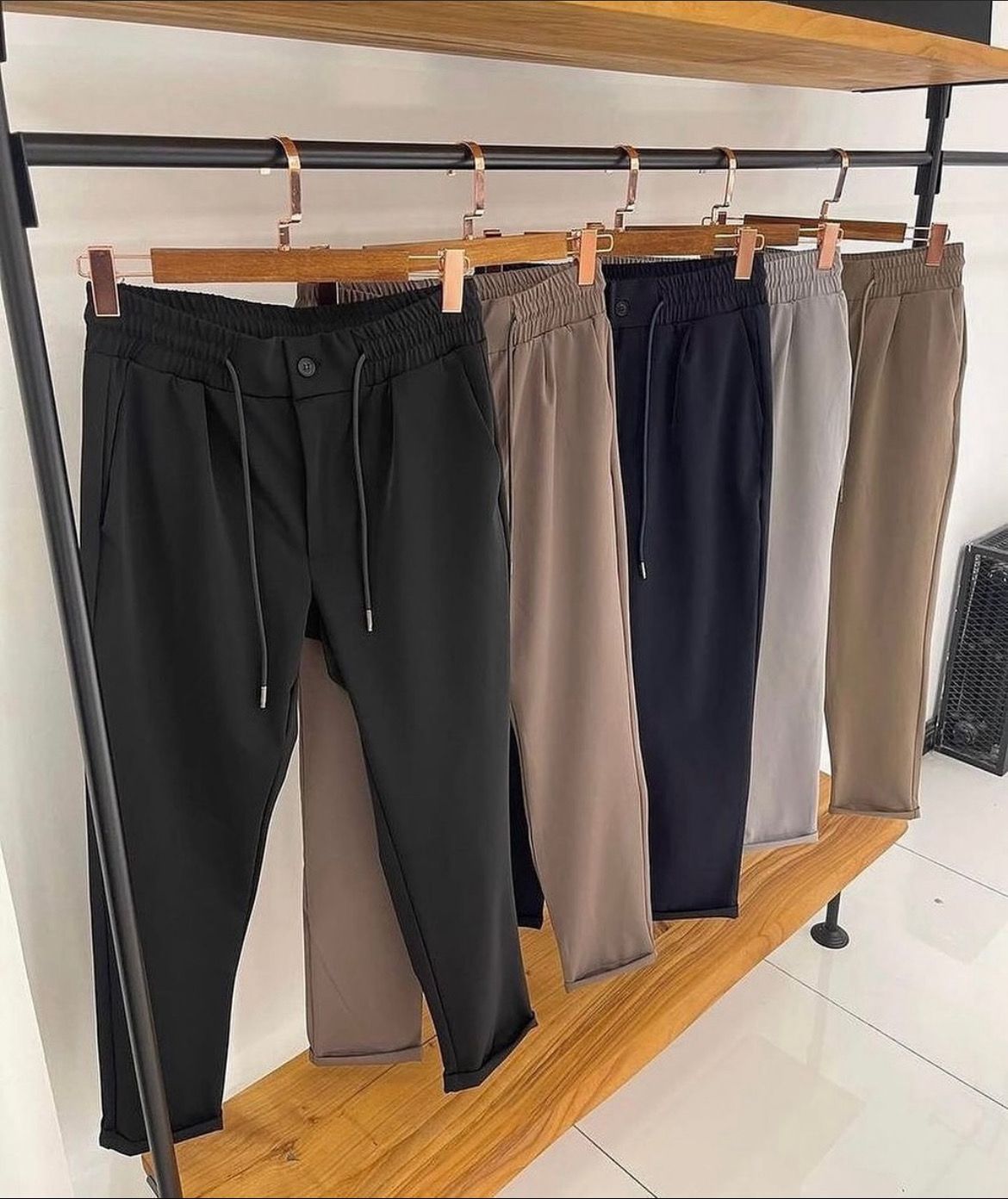 Button Band Pants