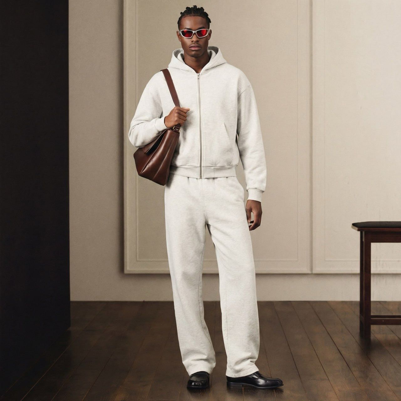 Rock Cut Hoodie Set