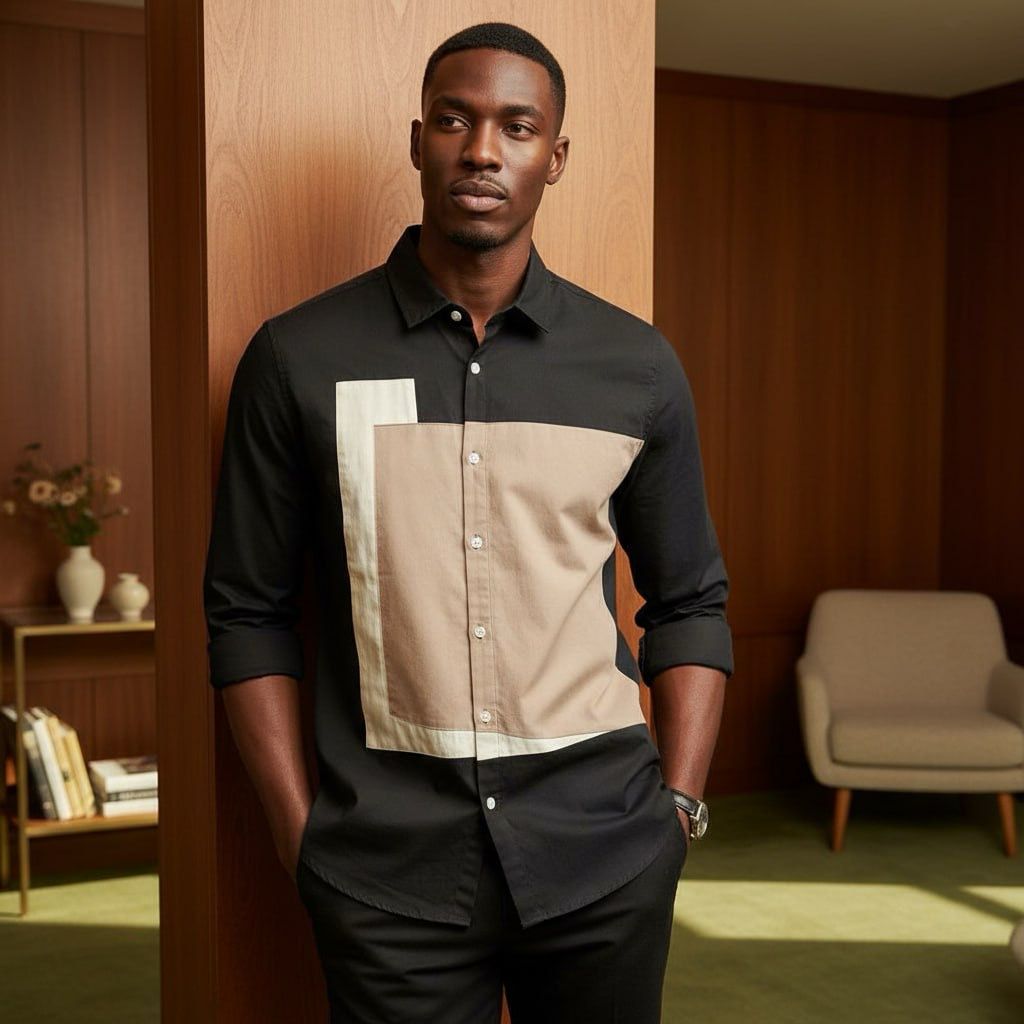 Geometric shirt