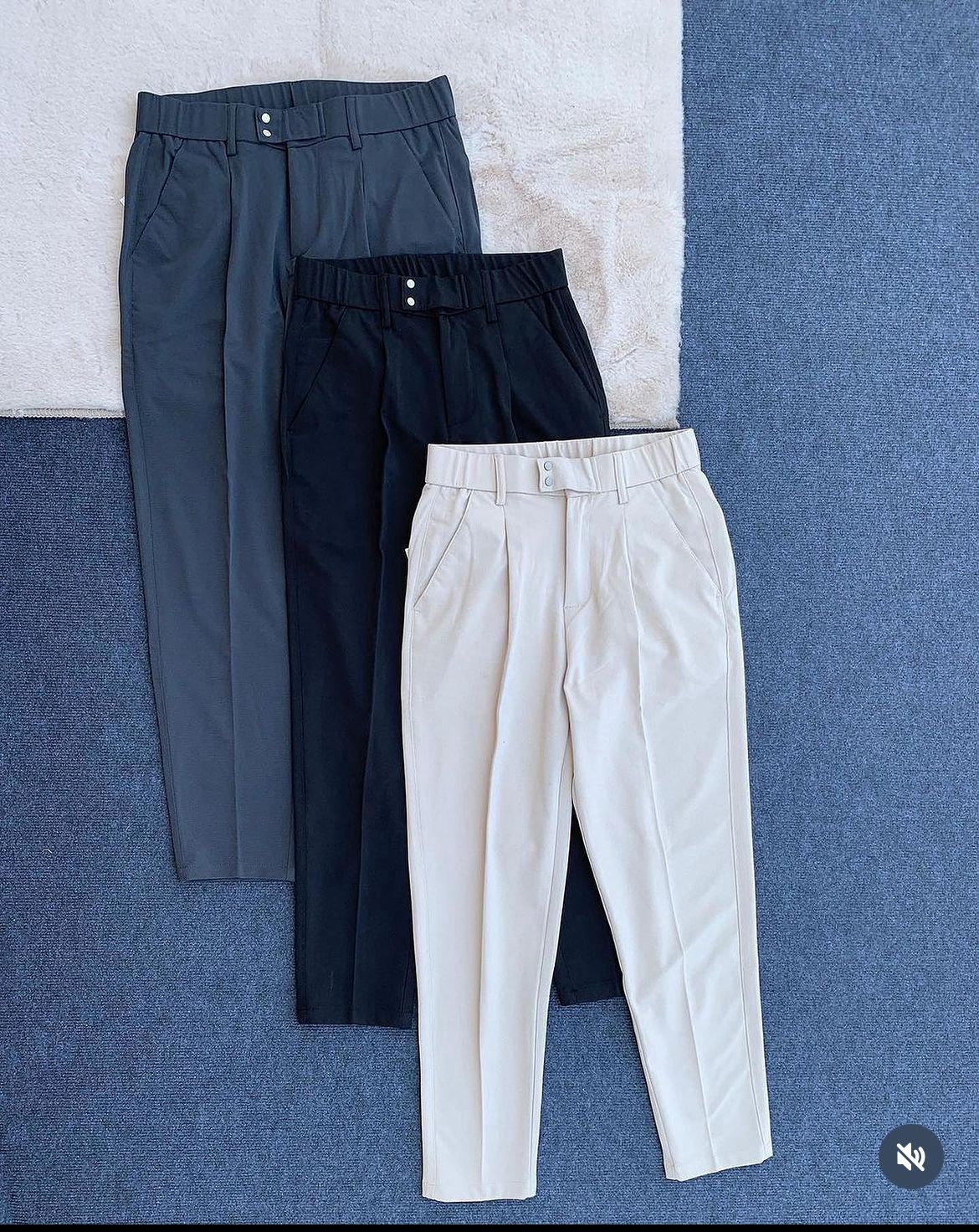 Press Button Band Pants