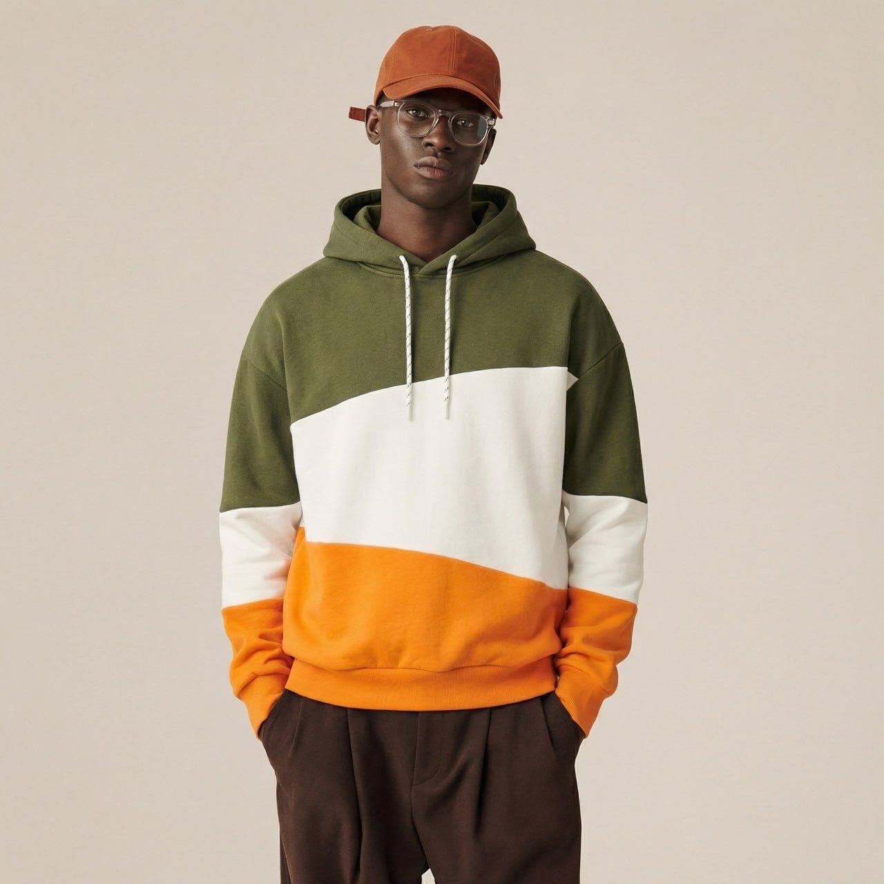 Block hoodie