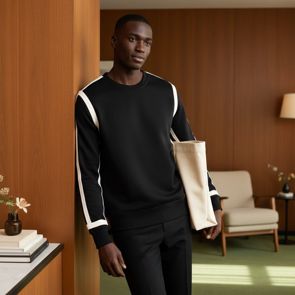 Line edge sweatshirt