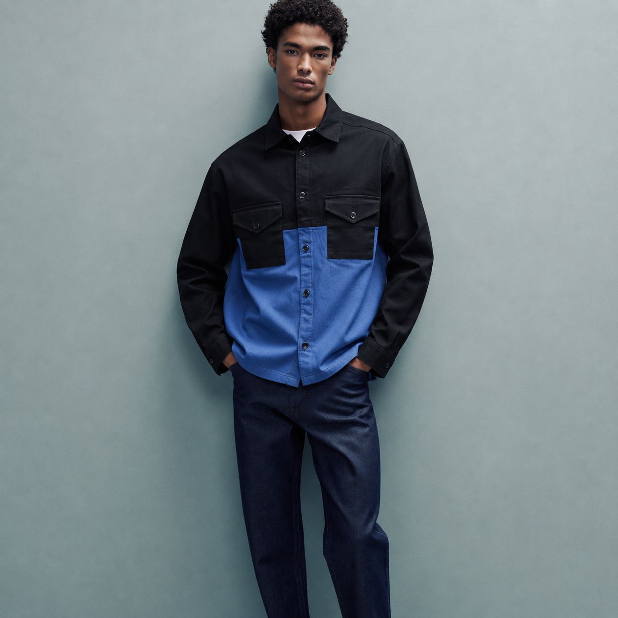 Dual-Tone Shirt
