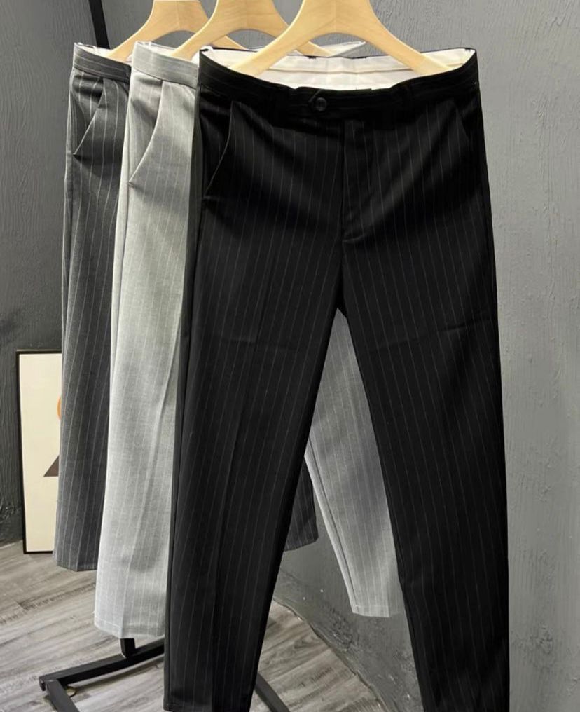 Stripe work pant