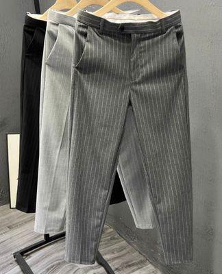 Stripe work pant