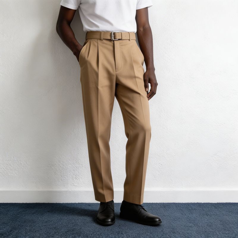 Belt strap pants