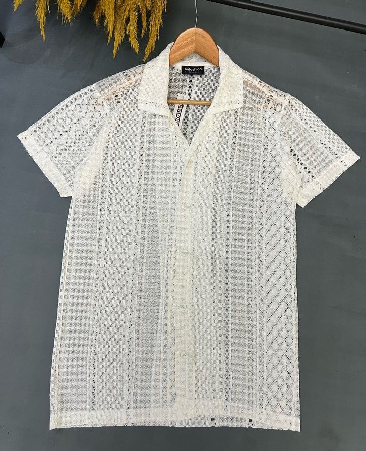 Mesh outside shirt