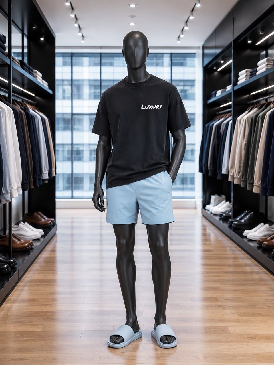 Luxury T-shirt and shorts