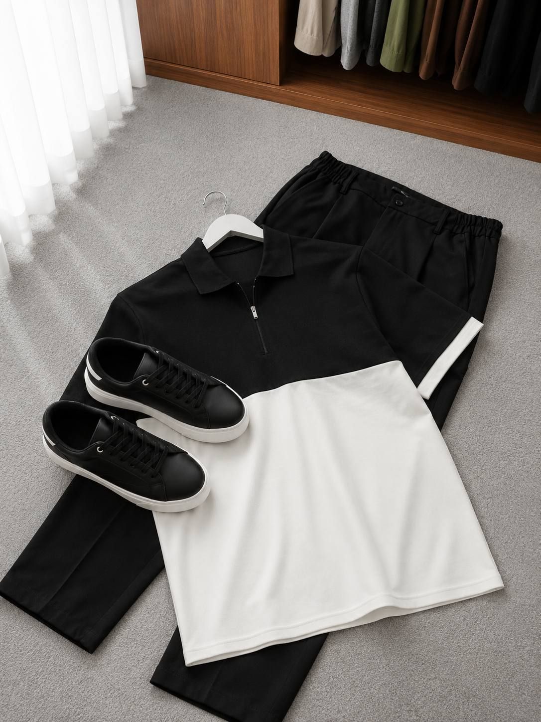 Milan zip up polos and pant