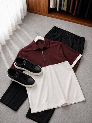 Milan zip up polos and pant